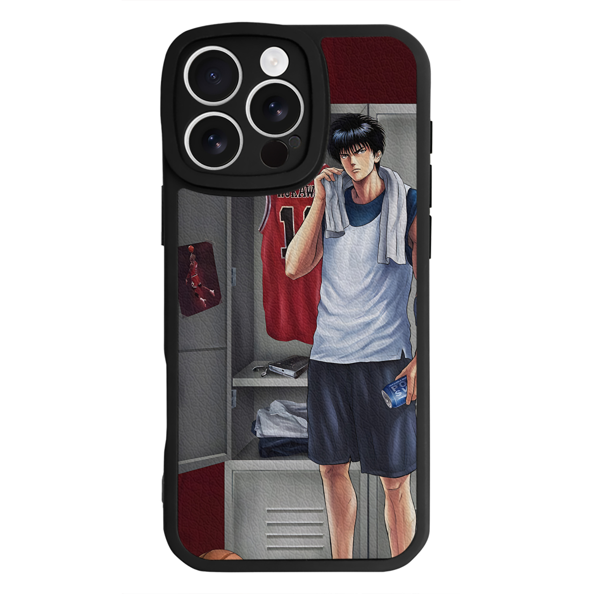 （画像用） SLAM DUNK／スラムダンク 【iPhone 16シリーズ対応】シリコンスマホケース（レザー調） 材質：シリコン